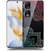 Picasee silikónový prehľadný obal pre Honor 90 5G - Kvetinový vzor