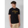 s.Oliver Pánske tričko s.Oliver® 2165602 99D2 Farba: Čierna, Veľkosť: 3XL