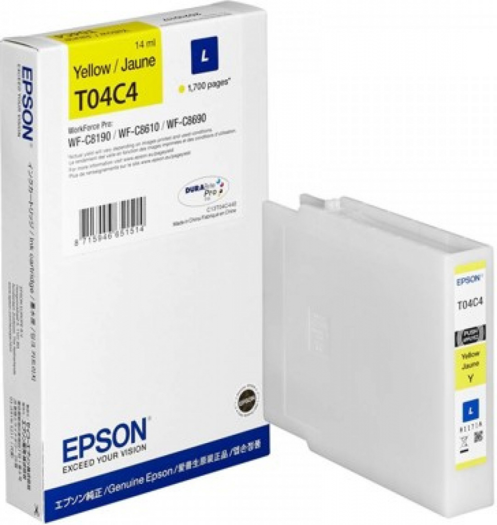 Epson T04C4 Yellow - originálny