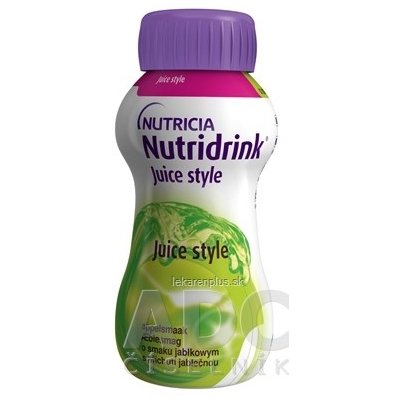 Nutridrink Juice Style s jablkovou príchuťou (inov.2021) 4x200 ml