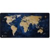 Maxi podložka pod myš Natec WORLD, 80x40cm, modrá NPO-2243