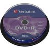 VERBATIM DVD+R(10-Pack)Spindle/General Retail/16x/4.7GB