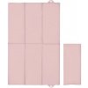 CEBA Podložka prebaľovacia cestovná (80x50) Basic Pink