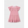 Tylové šaty s výšivkou Mayoral - 2503909039 Veľkosť: 128