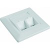 Solarix SX9-2-0-WH Solarix zásuvka pre 2 keystony 2303-012