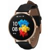 Garett Electronics Garett Smartwatch Verona zlatá, černý řemínek VERONA_GOLD_BLACK_LEATHER