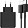 RÝCHLA NABÍJAČKA PRE TELEFÓN SAMSUNG 45W KOCKA + USB-C KÁBEL 2M