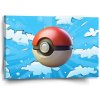 Sablio Obraz Pokemon ball Obloha - 60x40 cm