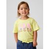 GAP Baby tričko s logom Žltá 5YRS