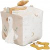 Kocka textilná s aktivitami Newborn Naturals