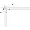 Effector - Schodový profil - C29 - Dĺžka 2,7 m - Farba Striebro