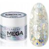 Claresa Megastar nail art gél silver flicker 10g