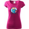 Táta superman - dievča a chlapec - Pure dámske tričko - 2XL ( Fuchsiová )