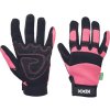 KIXX ROCKY rukavice kombinované Farba: ružová, Veľkosť: 7