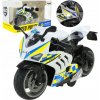 POLICAJNÁ MOTORKA MOTOR POLÍCIA HRAČKA SVETLO ZVUK MODEL GUMOVÉ KOLESÁ