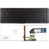 slovenská klávesnica HP Pavilion 15-P 17-P 17-F black CZ/SK noframe podsvit - červený potlač