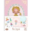 Djeco Znovupoužiteľné samolepky Miss Lilypink
