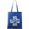 Zdravotné kríž veci - Taška bavlnená - 42 x 38 cm ( Kráľovská modrá )