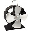 Ventilátor na kachle FLAMINGO štvorlopatkový MINI, strieborný