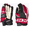 Hokejové rukavice CCM Tacks XF Pro SR black/red/white