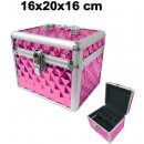Kozmetický kufrík Top-Nechty Kozmetický kufrík s ružovým 3D vzorom 4604