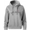 Moto EKG radenie - Oversized mikina dámská Moon - kratšia + širšia - XL ( Tmavosivý melír )