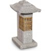 Japonská vstupná lampa 45 cm - sivá žula