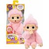 Little Live Pets: Mini Maki opička interaktívne plyšové zvieratko - Luna Lemon
