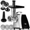Clatronic FW 3803 čierna / Mlynček na mäso / 1000W / 3 nástavce (FW 3803)