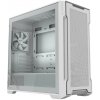 GIGABYTE case GB-C102GI, Mid Tower, 2x USB3.0, Průhledná bočnice, 2x 120mm Fan, bílá GB-C102GI