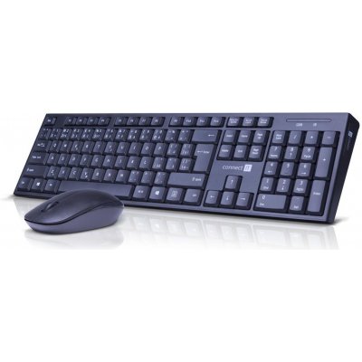 Connect IT Combo bezdrôtová čierna klávesnica + myš (CKM-7500-CS)