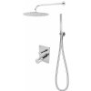 FDesign Meandro sprchová súprava podomietková s dažďovou sprchou chrómová FD1-MDR-7PSET2-11