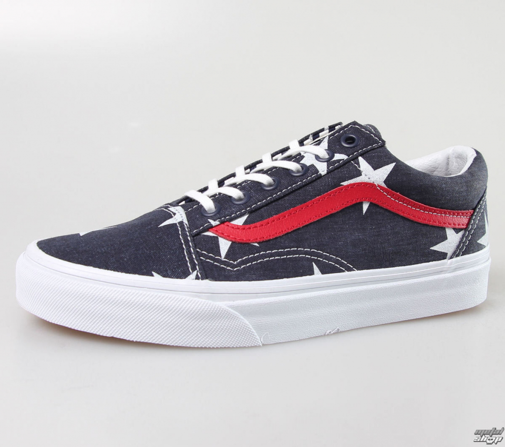 Vans OLD SKOOL Stars Stripe Čierna sivá biela červená modrá