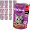 Whiskas mokré krmivo pre mačky s jahňacím Vlhké krmivo 400 g