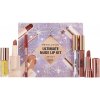 Makeup Revolution London Ultimate Nude Lip Kit rúž Satin Kiss 3,2 g Chauffeur Nude + rúž Lip Allure Soft Satin 3,2 g Chauffeur Nude + lesk na pery Vinyl Lipgloss 2,5 ml Chauffeur Nude + lesk na pery V