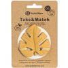 Petite&Mars Hryzačka silikónová TAKE&MATCH Intense Ochre 0m+