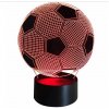 Zaparkorun Nočná 3D LED lampa - futbalová lopta