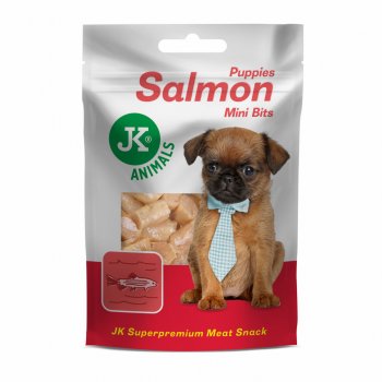 JK Meat Snack Puppy Salmon Bits 50 g