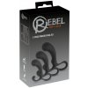 Rebel 3-Piece Prostate Plug Set Black