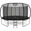 Aga SPORT EXCLUSIVE Trampolína 366 cm (12 ft) čierna + sieť + rebrík