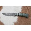 Jiří Čurda Exkluzívny damaškový nôž 11,6 cm javor/eben CU0026 + záruka 3 roky zadarmo