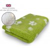 DRYBED Premium Vet Bed limetkovozelený + biele labky 150 x 100 cm
