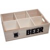 Podnos na pivo drevený