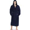 Vestis froté župan Athena 3116 s kapucňou tmavomodrý