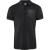 James Harvest Polokošile Pinedale Polo Men, těžká bavlna Two-Tone, krátký rukáv, pánská COT62504000202-black M Černá