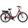 LIBERTY e-Via 6spd zadný motor Farba rámu:: Červená, Predná vidlica: S odpruženou vidlicou, Veĺkosť batérie :: Li-Ion 36V/14Ah-70km
