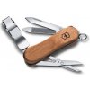 Vega Victorinox 0.6461.63 NailClip Wood 580 multifunkčný nôž 65 mm, orechové drevo, 6 funkcií