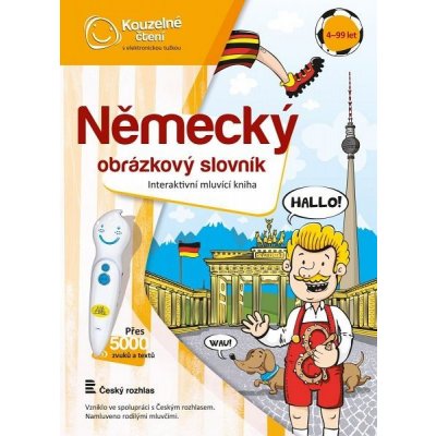 Albi Kouzelné čtení Kniha Německý obrázkový slovník CZ