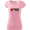 Zdravotná sestra - kríž - Dámske tričko Pure - 2XL ( Ružová )