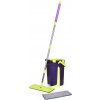 VEYRA Plochý mop s dvojkomorovým vedrom 2 × 4 l